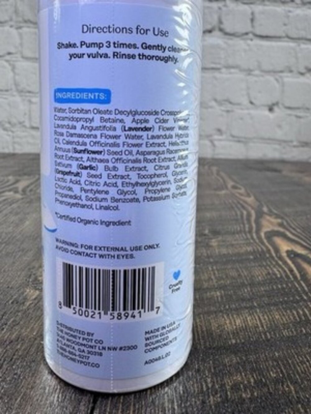 The Honey Pot Company - Sensitive Feminine Wash - Herbal Infused - PH Balanced - Picture 4 of 5